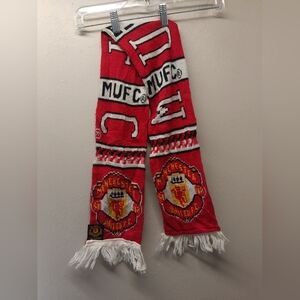 Manchester United MUFC scarf red white yellow exclusive 45"
